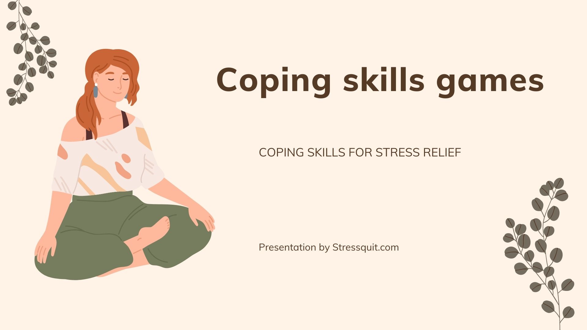 Why is it important to have coping skills games for stress relief?