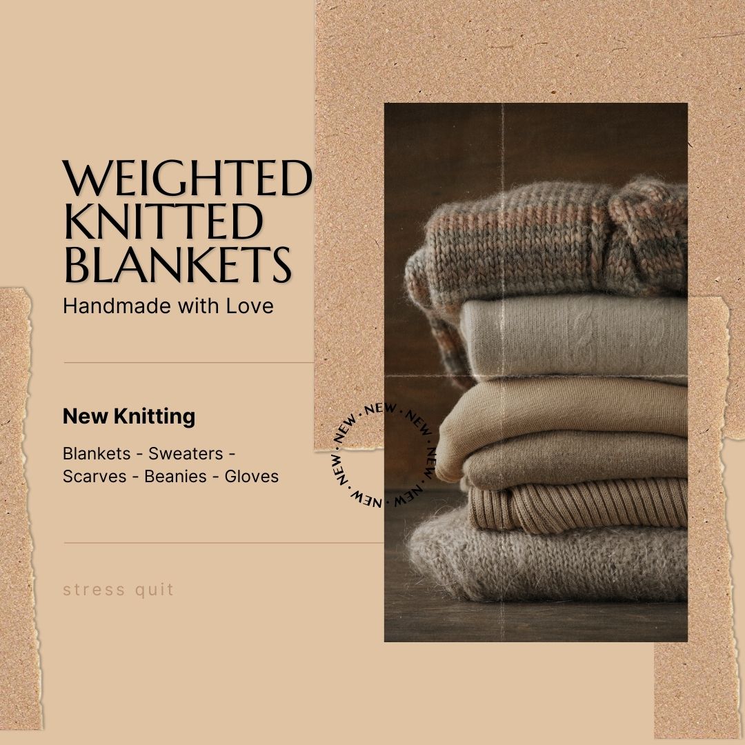 weighted knitted blankets