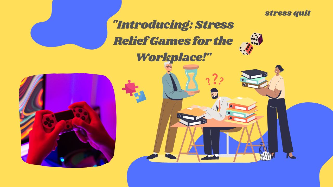 Can’t Take The Stress Of Work Anymore? TRY stress relief games workplace these Games Might Help, Office workers find relief from stress with a new game.